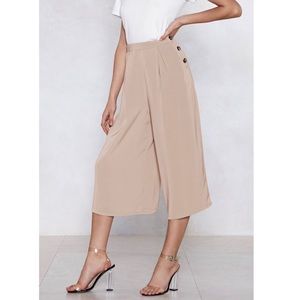 Culotte Button Pants